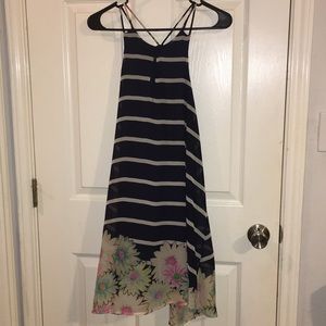 HIGH NECK STRAPPY DRESS